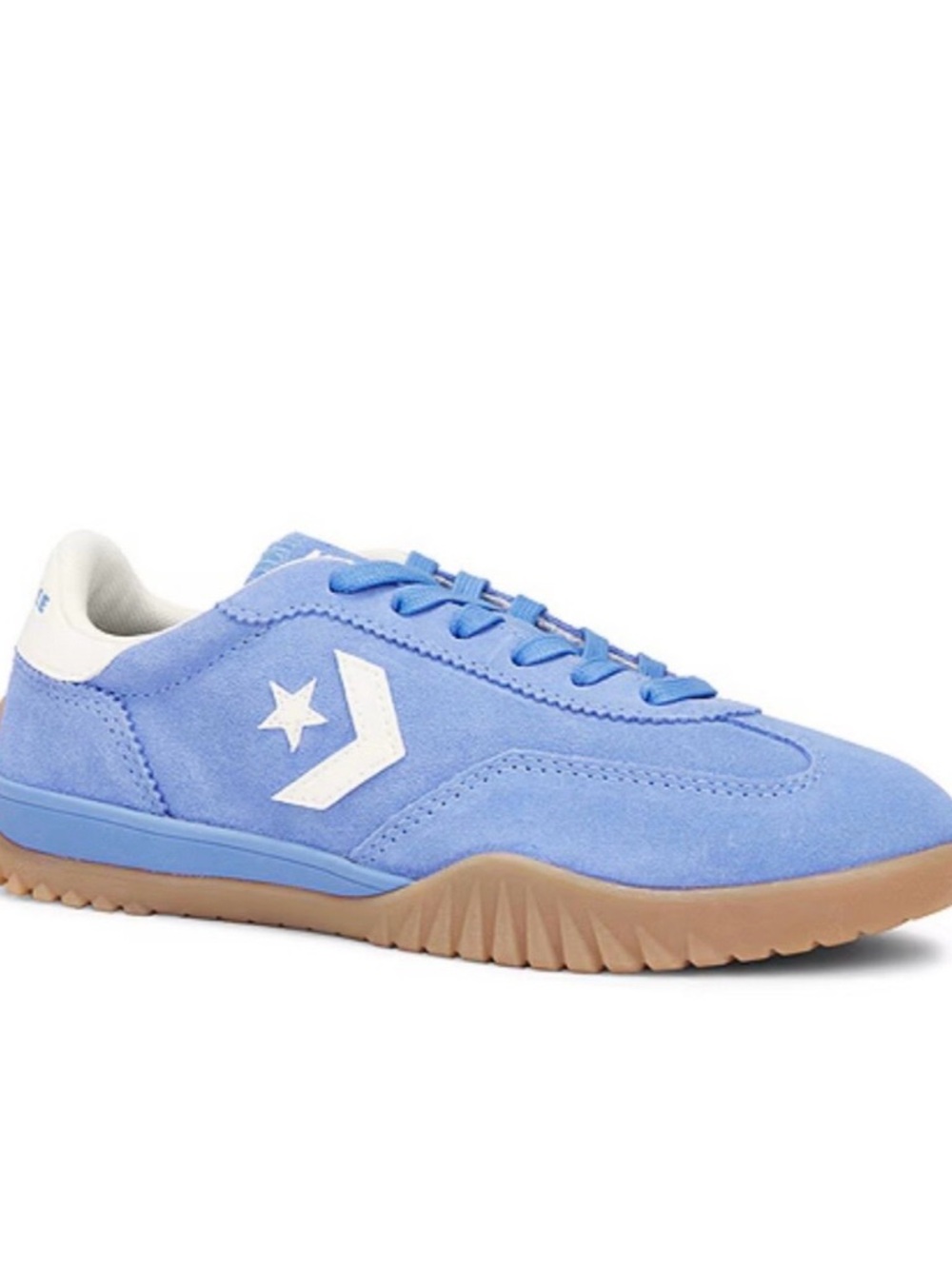 Converse Run Star Sneaker in Baby Blue Suede Women's 10 Mens 8.5 New - Picture 3 of 5